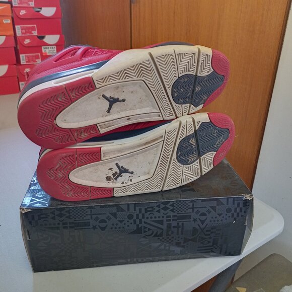Size 10.5 - Air Jordan 4 Retro FIBA og box excellent condition - Picture 2 of 13